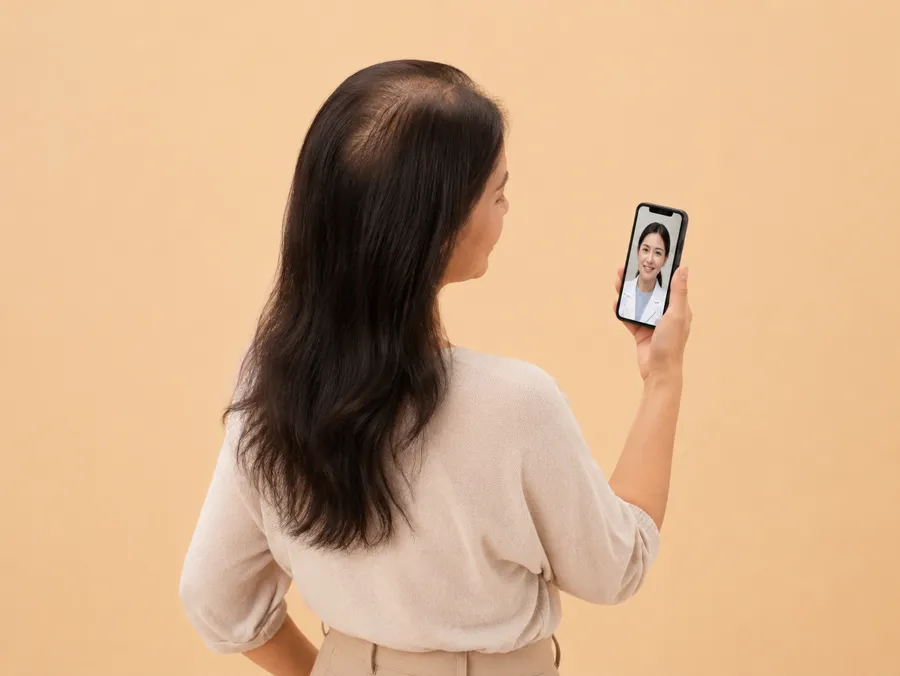A video consultation with an MMC registered doctor