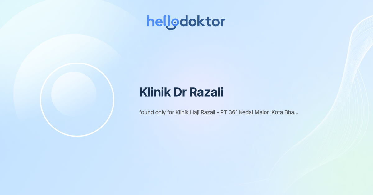 Klinik Dr Razali