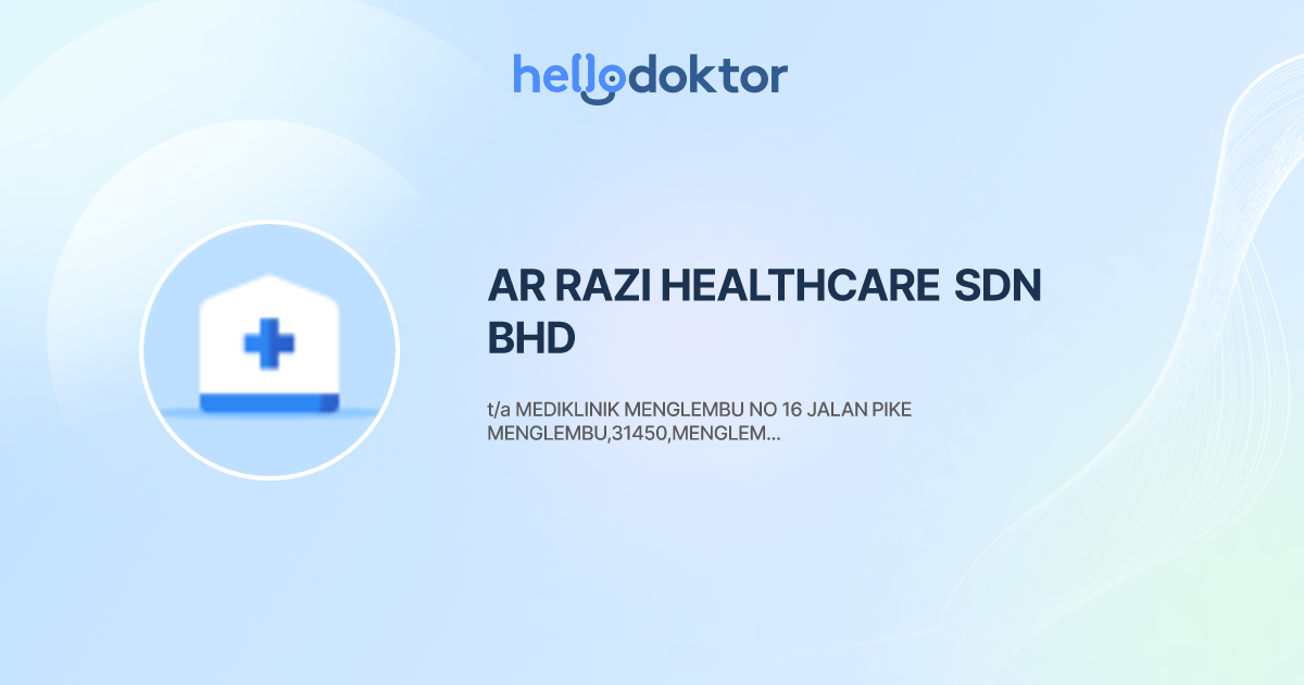 AR RAZI HEALTHCARE SDN BHD
