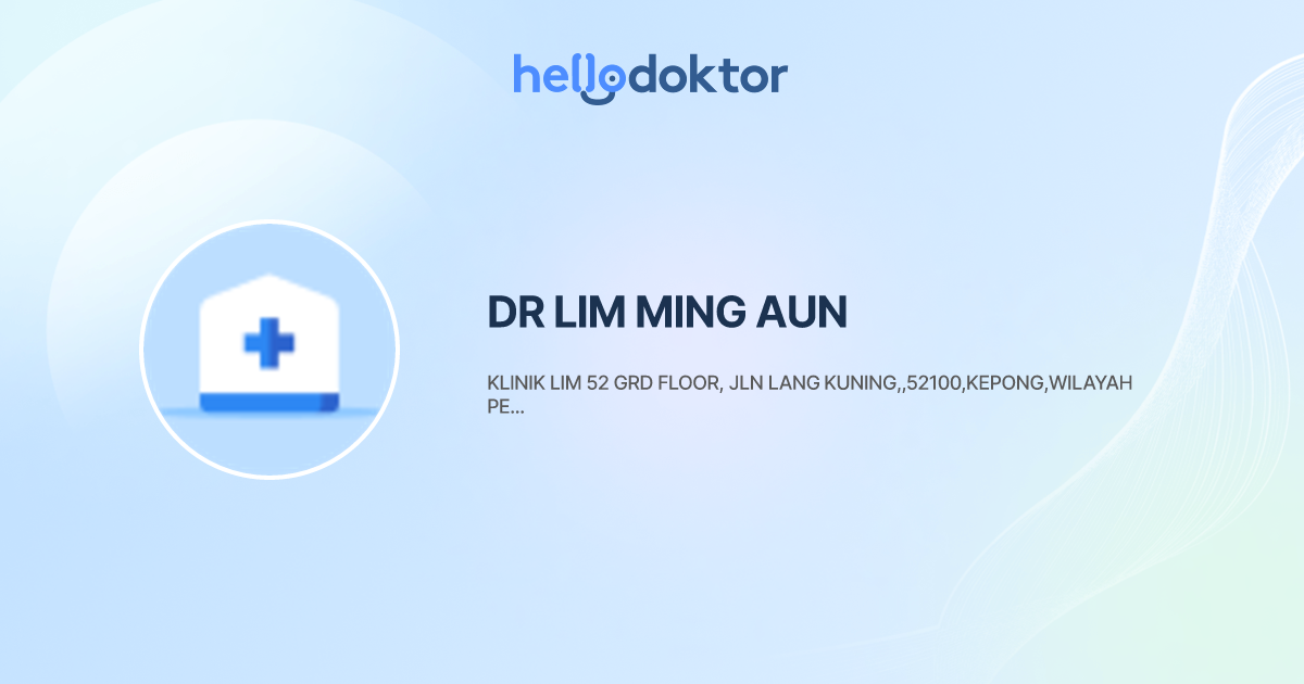 DR LIM MING AUN