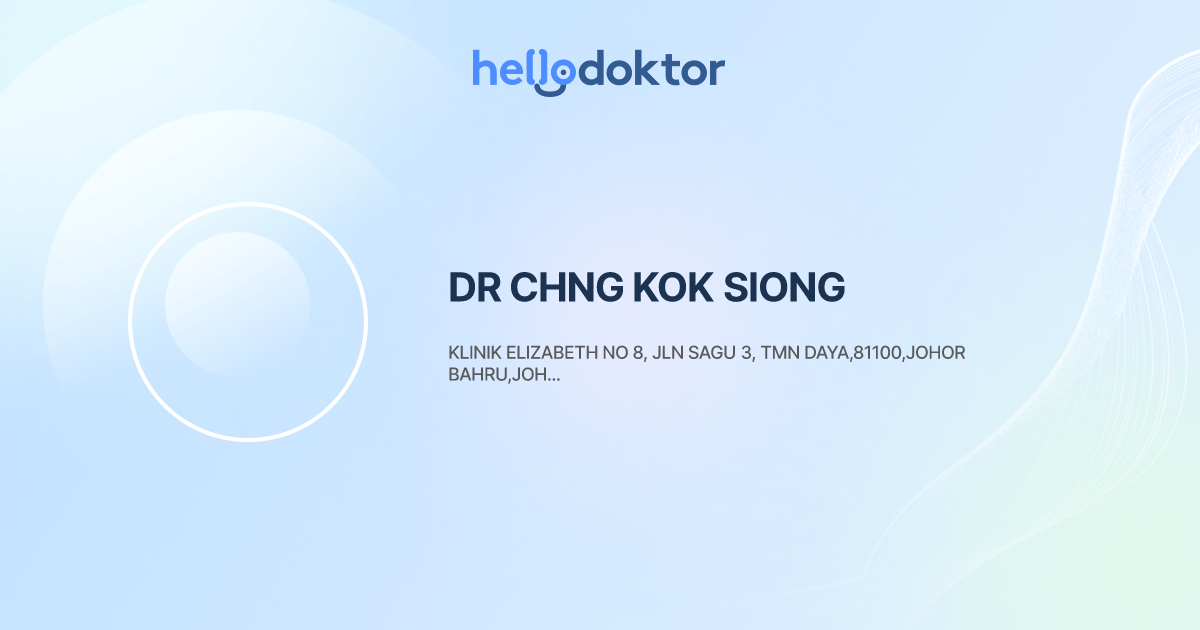 DR CHNG KOK SIONG