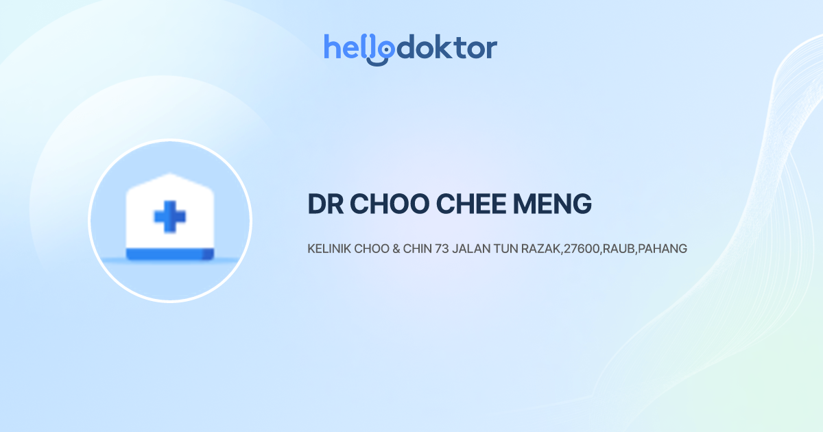 DR CHOO CHEE MENG