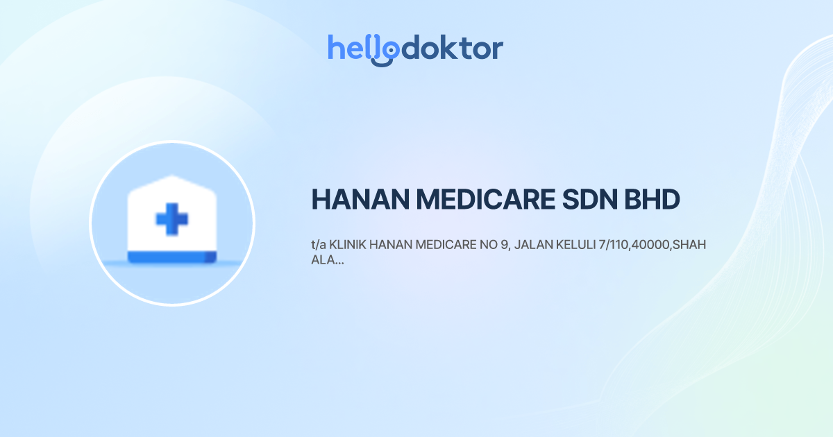 HANAN MEDICARE SDN BHD